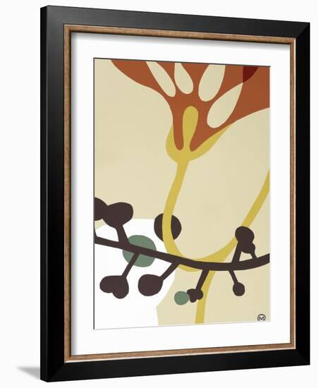 Dancing Flowers V-Mary Calkins-Framed Giclee Print