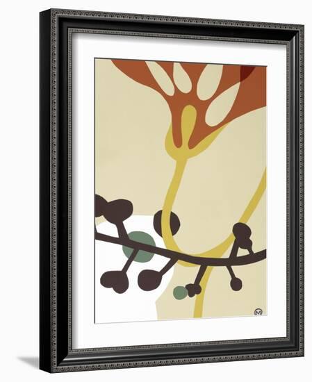 Dancing Flowers V-Mary Calkins-Framed Giclee Print