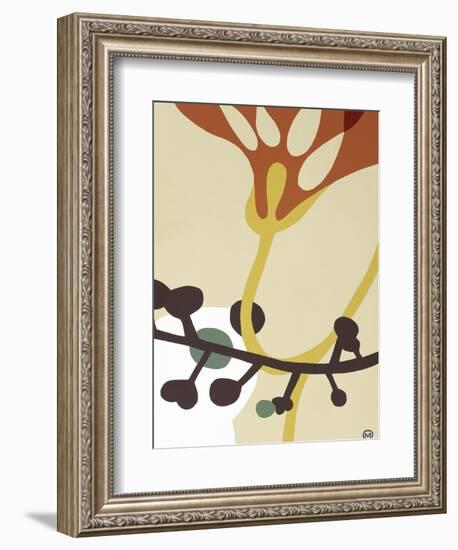 Dancing Flowers V-Mary Calkins-Framed Giclee Print