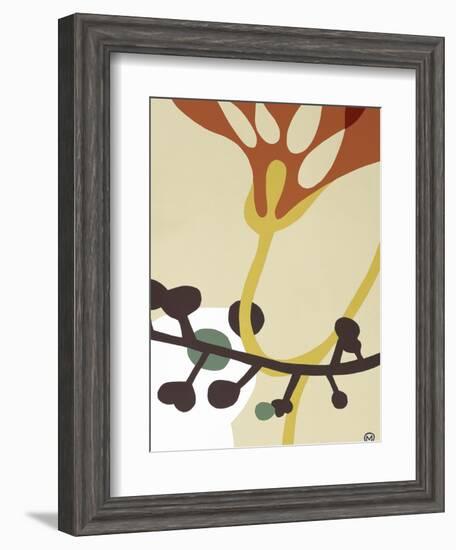 Dancing Flowers V-Mary Calkins-Framed Giclee Print