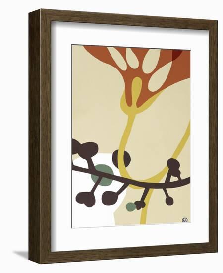 Dancing Flowers V-Mary Calkins-Framed Giclee Print