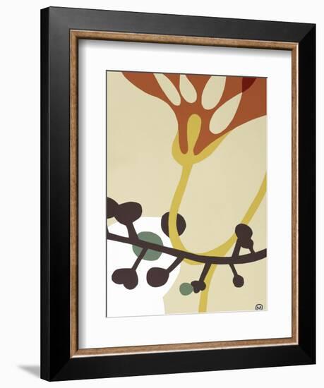 Dancing Flowers V-Mary Calkins-Framed Giclee Print