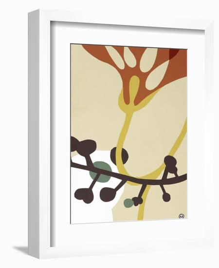 Dancing Flowers V-Mary Calkins-Framed Giclee Print