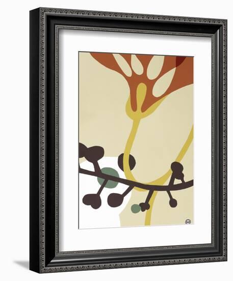 Dancing Flowers V-Mary Calkins-Framed Giclee Print