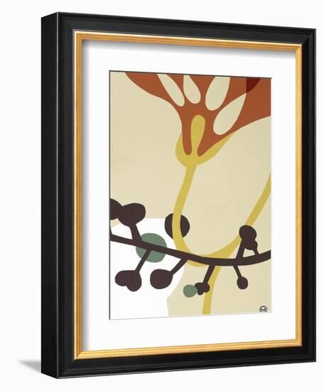 Dancing Flowers V-Mary Calkins-Framed Giclee Print