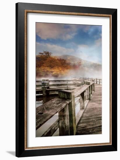 Dancing Fog at the Lake-Celebrate Life Gallery-Framed Art Print