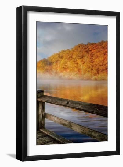 Dancing Fog at the Lake-Celebrate Life Gallery-Framed Art Print