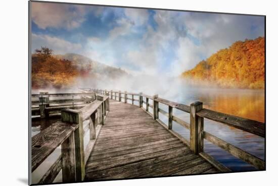 Dancing Fog at the Lake-Celebrate Life Gallery-Mounted Art Print