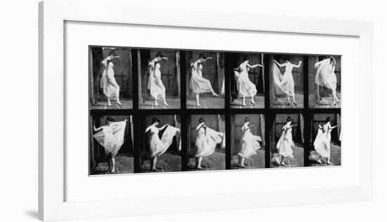 Dancing Girl, 1887-Eadweard Muybridge-Framed Giclee Print