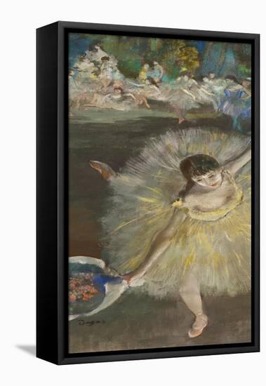 Dancing Girl, Fin D'Arabesque, 1877-Edgar Degas-Framed Premier Image Canvas