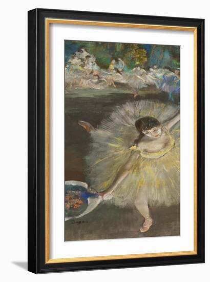 Dancing Girl, Fin D'Arabesque, 1877-Edgar Degas-Framed Giclee Print