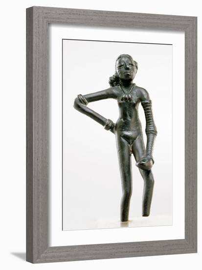 Dancing Girl, Mohenjodaro Culture, 3000 Bc-null-Framed Giclee Print