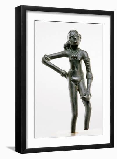 Dancing Girl, Mohenjodaro Culture, 3000 Bc-null-Framed Giclee Print