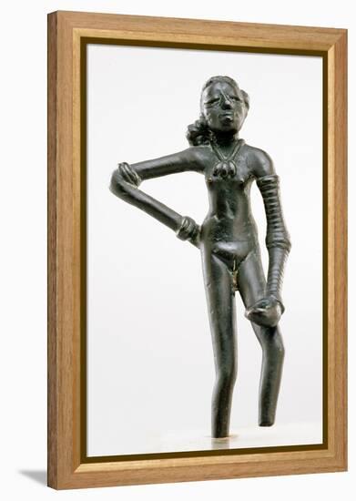 Dancing Girl, Mohenjodaro Culture, 3000 Bc-null-Framed Premier Image Canvas