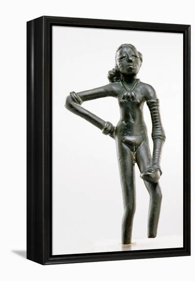 Dancing Girl, Mohenjodaro Culture, 3000 Bc-null-Framed Premier Image Canvas