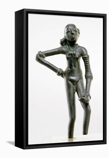 Dancing Girl, Mohenjodaro Culture, 3000 Bc-null-Framed Premier Image Canvas