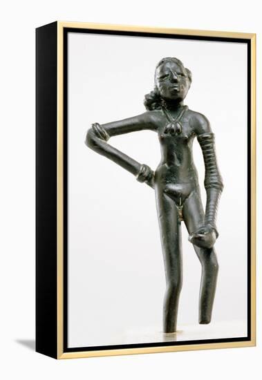 Dancing Girl, Mohenjodaro Culture, 3000 Bc-null-Framed Premier Image Canvas