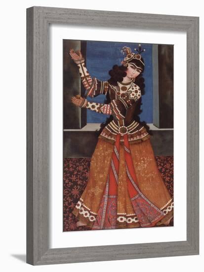 Dancing Girl with Castanets, Early 19th C-null-Framed Giclee Print