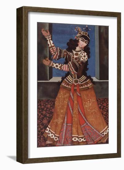 Dancing Girl with Castanets, Early 19th C-null-Framed Giclee Print