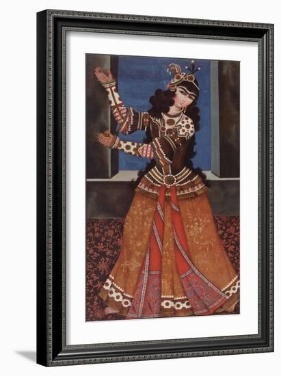 Dancing Girl with Castanets, Early 19th C-null-Framed Giclee Print