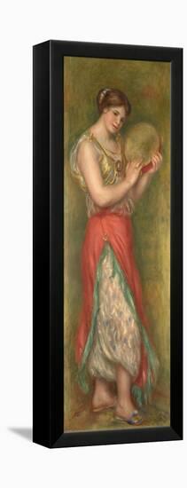 Dancing Girl with Tambourine, 1909-Pierre-Auguste Renoir-Framed Premier Image Canvas