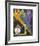 Dancing Girls in Rays of Colour-Ernst Ludwig Kirchner-Framed Premium Giclee Print