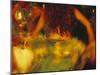 Dancing Girls in Traditional Costume, Cook Islands-Neil Farrin-Mounted Photographic Print