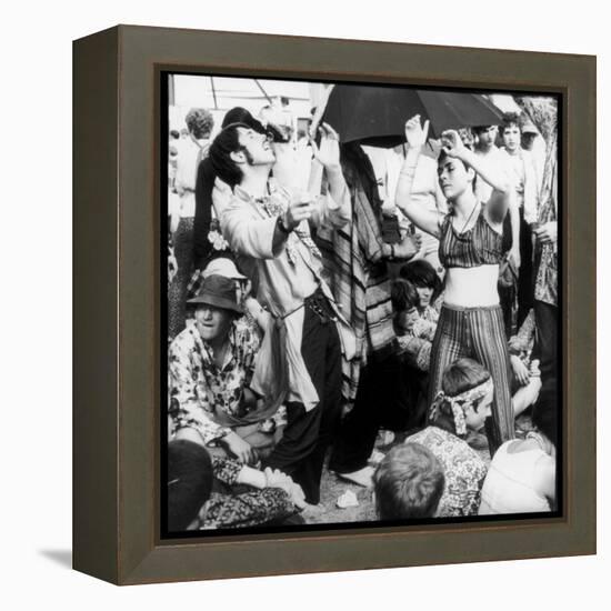 Dancing Hippies,1967-null-Framed Premier Image Canvas