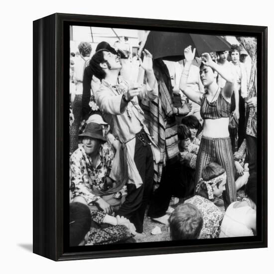 Dancing Hippies,1967-null-Framed Premier Image Canvas
