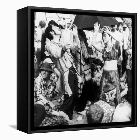 Dancing Hippies,1967-null-Framed Premier Image Canvas