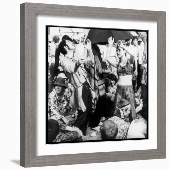 Dancing Hippies,1967-null-Framed Photographic Print