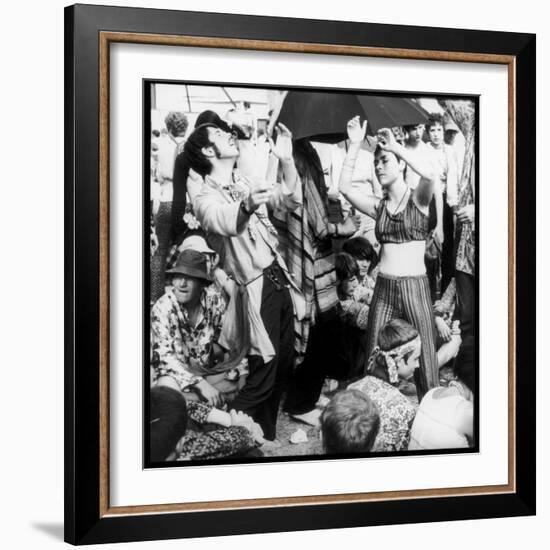 Dancing Hippies,1967-null-Framed Photographic Print