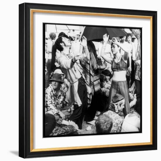 Dancing Hippies,1967-null-Framed Photographic Print