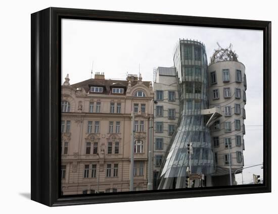 Dancing House, Prague, Czech Republic, Europe-Martin Child-Framed Premier Image Canvas