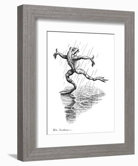 Dancing In the Rain, Conceptual Artwork-Bill Sanderson-Framed Photographic Print