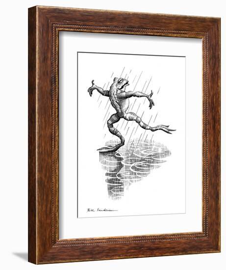 Dancing In the Rain, Conceptual Artwork-Bill Sanderson-Framed Photographic Print