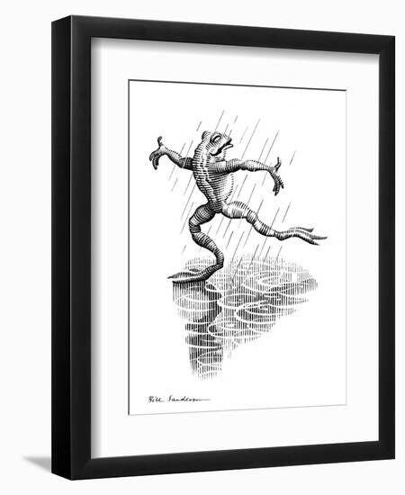 Dancing In the Rain, Conceptual Artwork-Bill Sanderson-Framed Photographic Print