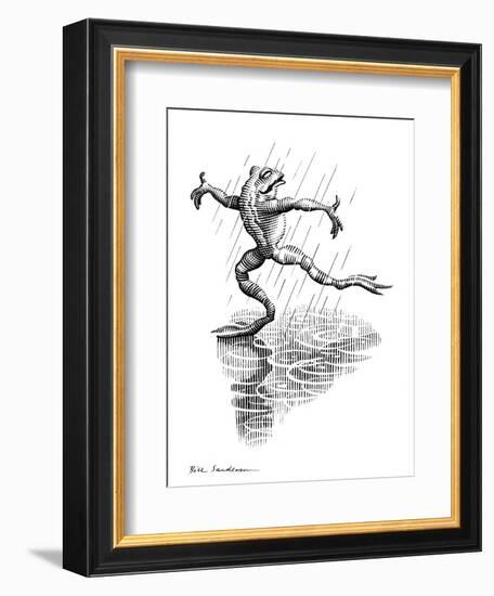 Dancing In the Rain, Conceptual Artwork-Bill Sanderson-Framed Photographic Print