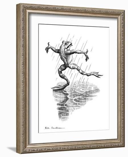 Dancing In the Rain, Conceptual Artwork-Bill Sanderson-Framed Photographic Print