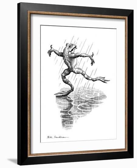 Dancing In the Rain, Conceptual Artwork-Bill Sanderson-Framed Photographic Print