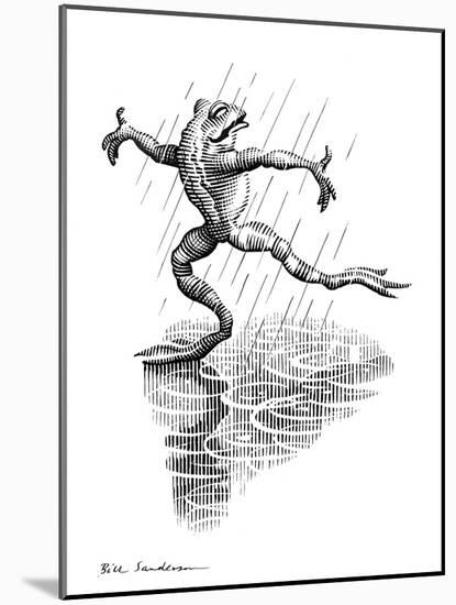 Dancing In the Rain, Conceptual Artwork-Bill Sanderson-Mounted Photographic Print