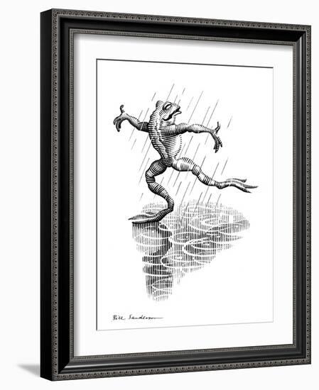 Dancing In the Rain, Conceptual Artwork-Bill Sanderson-Framed Photographic Print