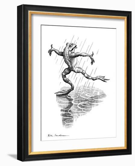 Dancing In the Rain, Conceptual Artwork-Bill Sanderson-Framed Photographic Print