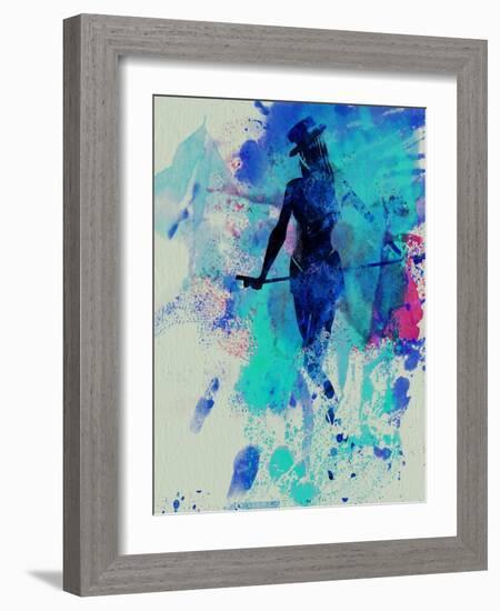 Dancing in the Rain-NaxArt-Framed Art Print