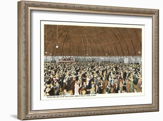 Dancing in the Saltair Pavilion, Great Salt Lake, Utah-null-Framed Art Print