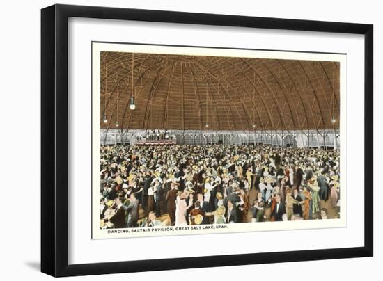 Dancing in the Saltair Pavilion, Great Salt Lake, Utah-null-Framed Art Print