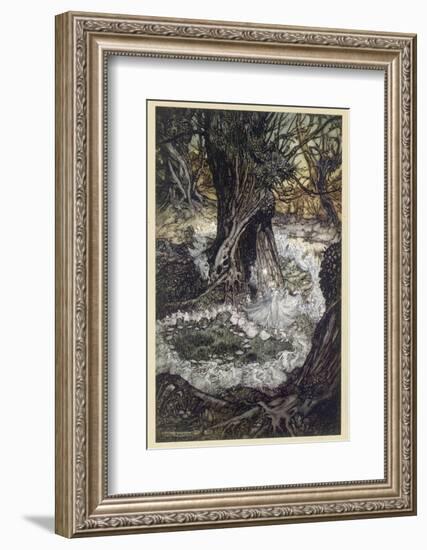 Dancing in Wood-Arthur Rackham-Framed Photographic Print