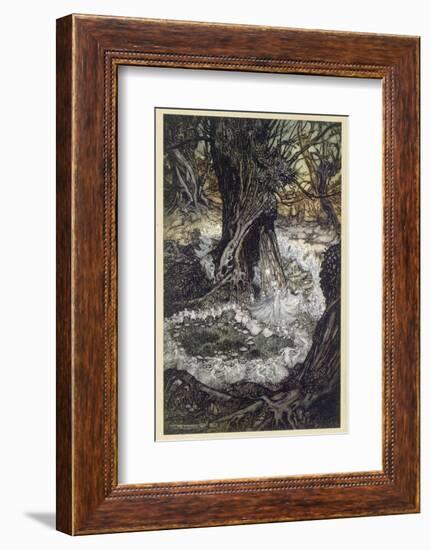 Dancing in Wood-Arthur Rackham-Framed Photographic Print