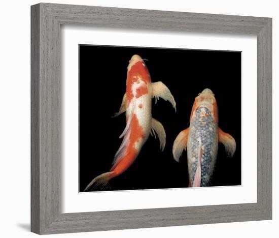 Dancing Koi I-Boyce Watt-Framed Giclee Print