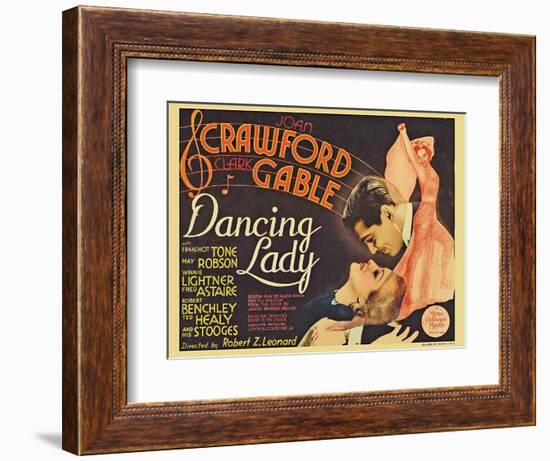 Dancing Lady, 1933-null-Framed Premium Giclee Print